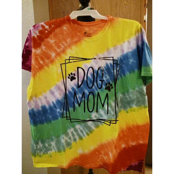 Dog Mom Tie Dye T-Shirt NWT Size 3XL - Picture 2 of 4
